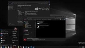 Windows 10 pro black screenshot 3